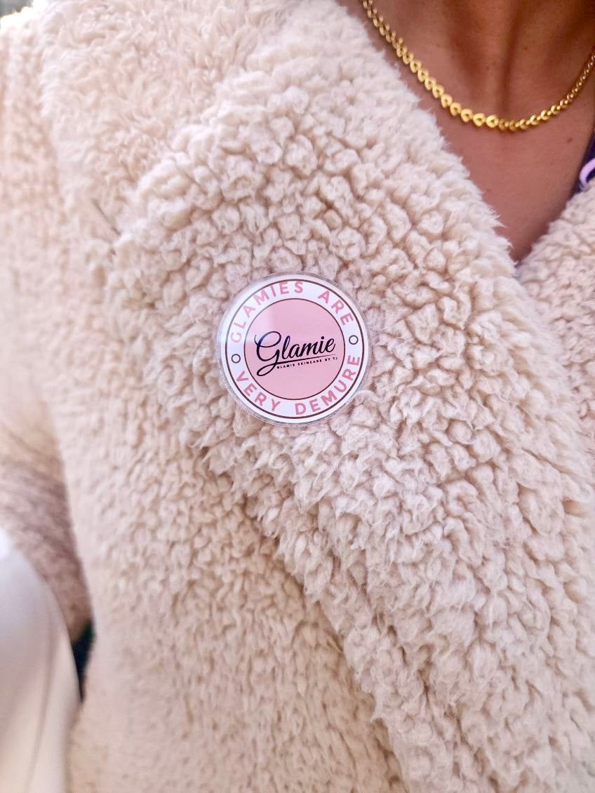 Glamie Demure Pin