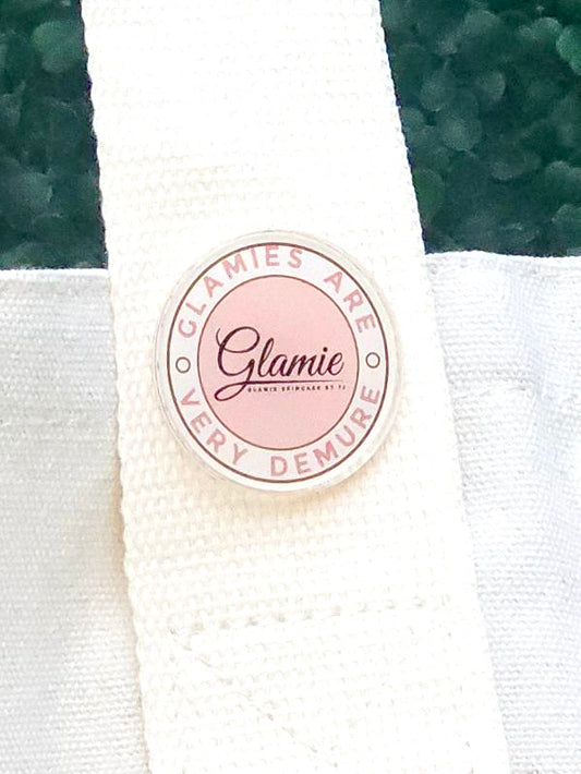 Glamie Demure Pin